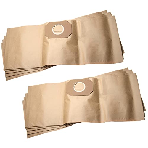 Sacs aspirateur Thomas vhbw robustes - Filtration optimale lot de 10 marron
