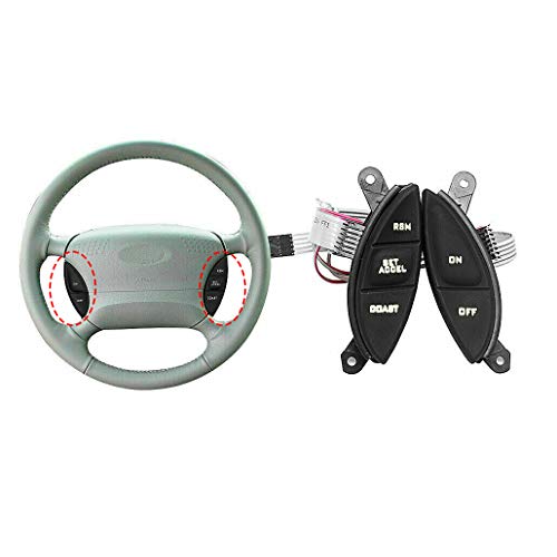 Husuku BBTT180181 Steering Wheel Mounted Cruise Control Switch Buttons Kit Replacement Fit thumb #1