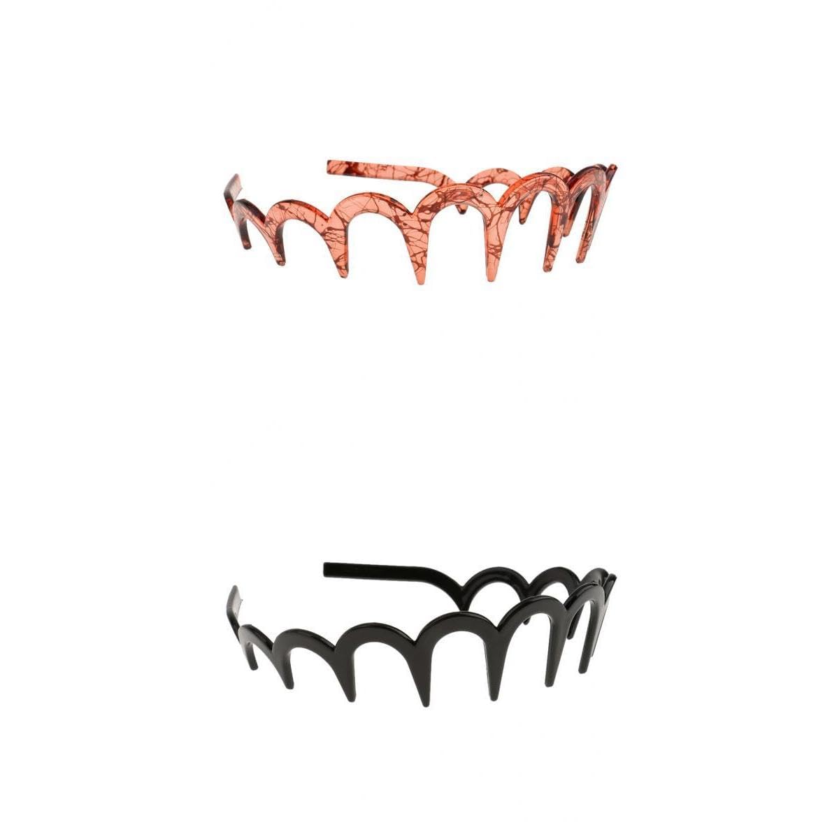 nivaa 2x Women Zigzag Hair Band Toothed Headband Women Men Girls Hair Accessory-picture-10