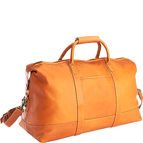 Royce Leather Luxury Duffel Bag Luggage Handcrafted in Colombian Leather, Tan, One Size