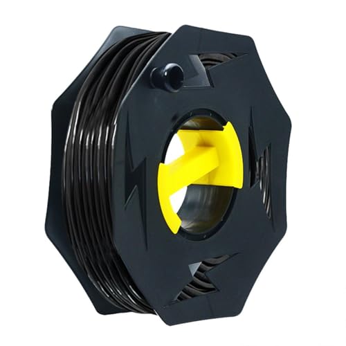 Carrete de almacenamiento de cable de extensión,enrollador de cable carrete organizador de servicio pesado carrete de abierto mano viento retráctil para tienda de garaje | Almacenamiento de cabl