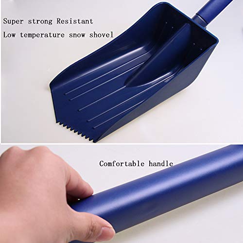 YEAHPY Extendable 4-in-1 Snow Removal Kit, Detachable Designed with Snow Shovel, Ice Scraper, Snow Brush and Squeegee for Cars Trucks Portable Emergency Snow Shovel Set - Thumbnail 5