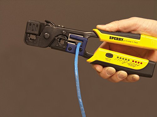 Sperry Instruments Gmc-3000 Modular Crimper & Cable Tester , Yellow #TOP2