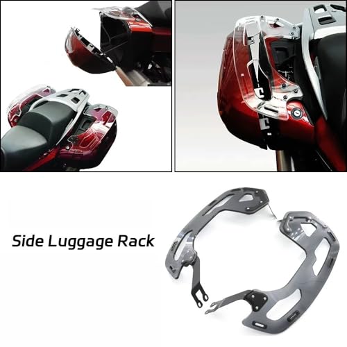 Support de bagages arrière latéral moto pour augmenter le volume de voyage - 2