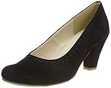 trachten pumps damen schwarz  HIRSCHKOGEL Damen 3003415 Pumps, Schwarz (Schwarz), 36 EU