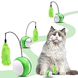 【Materiales de alta calidad】Nuestra pelota inteligente para gatos interactiva está hecha de materiales de plástico ABS seguros. El puerto de carga USB está integrado en la funda para evitar que se moje o sea mordido por el gato. La luz LED incorporada es muy suave y no daña los ojos del gato. Deja que tu gato juegue con la pelota sin preocupaciones.