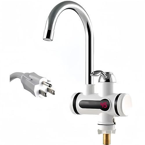 110V 3000W Tankless Water Heater Faucet for Kitchen Hot Cold
