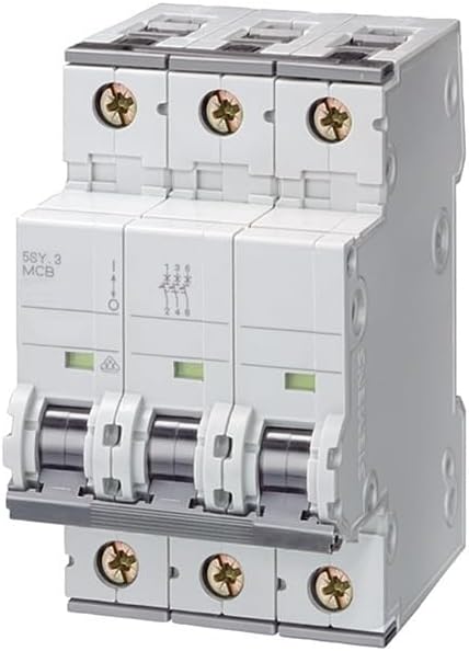 5SY4 High Breaking Miniature Circuit Breaker 5SY4 3P C50丨5SY43507CC