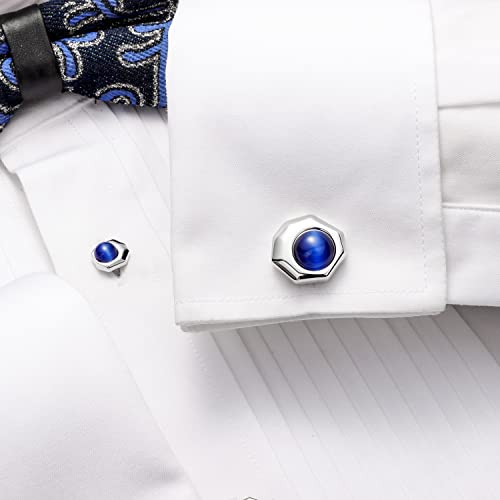 Mancuernillas HAWSON Ojo de Gato para Hombre miniatura 4