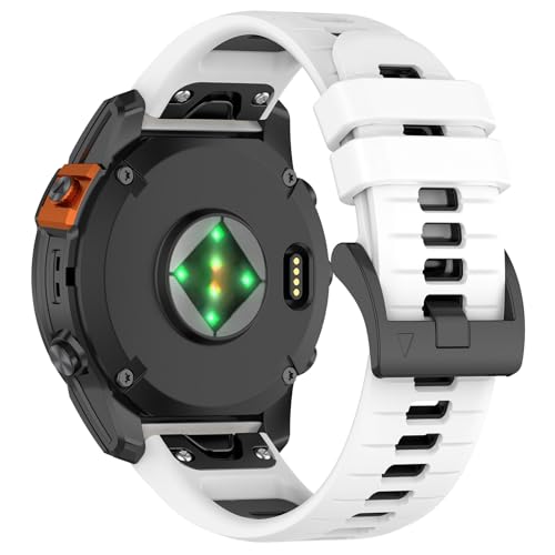 Image of 20mm 22mm 26mm Quick Fit Silicone Bands Compatible with Garmin Fenix /Tactix /Instinct Series Smart Watch Band,Sport Silicone Strap for Garmin QuickFit Watch Strap Replacement