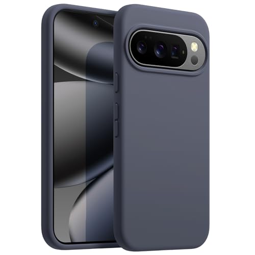 Image of JETech Liquid Silicone Cover Case for Google Pixel 10 /10 Pro 2025, Silky Soft Touch Full-Body Protection, Anti-Scratch Shockproof Phone Cover with Microfiber Lining (Moonstone)