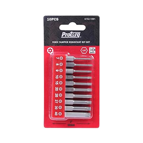 Protorq TORX Tamper Resistant Bits Set Cover