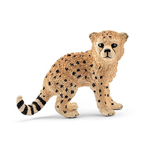 Schleich Wild Life, Animal Figurine, Animal Toys for Boys and Girls 3-8 years old, Cheetah Cub