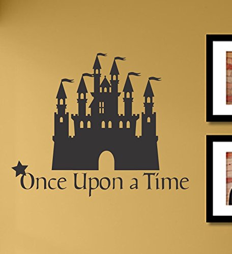 Once Upon a Time Vinyl Wall Decals Quotes Sayings Words Art Decor Lettering Vinyl Wall Art Inspirational Uplifting