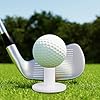 PATIKIL 3 Inch Rubber Golf Tees, 5 Pack Tall Practice Training Driving Range Tees Stable Ball Holder for Outdoor Indoor Hitting Mat, White #4