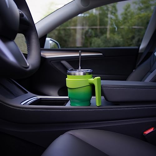 Image of BJPKPK 20 oz Tumbler with Handle & Straw, Insulated Stainless Steel Mug