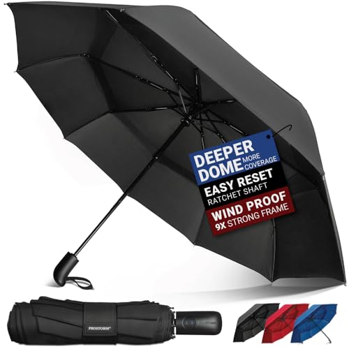 PROSTORM Vented Travel Umbrella