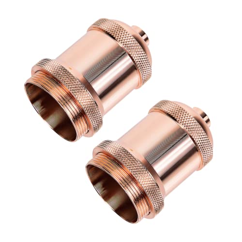 Angoily 2pcs Retro Lamp Holder Bulb Socket Industrial Lamp Base for Led Light Fixtures