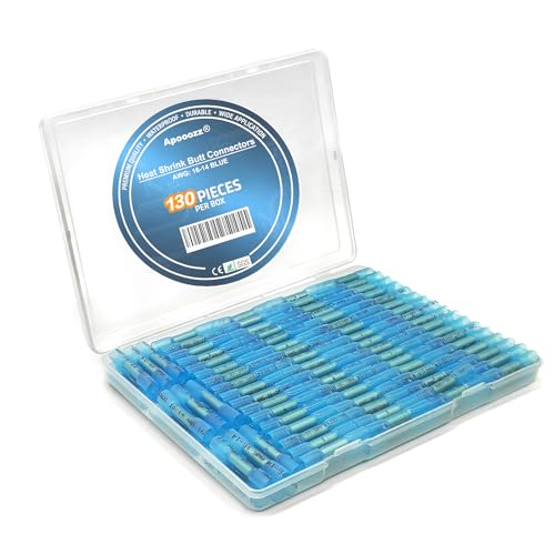 Conectores termorretráctiles para cableado impermeable de calibre 16-14 AWG en barcos
