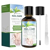 Nagelpflege mit Teebaumöl, nagelpilz nagellack, Nagelpflegeöl für rissige,Entfärbung, raue, spröde sowie gespaltene Fuß- und Fingernägel, 100%-veganes Nagelöl- 30 ml