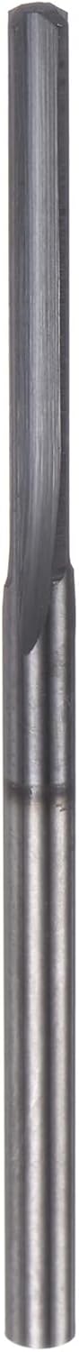 HARFINGTON Carbide Chucking Reamer 0.103"(2.616mm) Dia Straight Flute Straight Shank Machine Reamer Tool for Metal and Lathes CNC Machining Centers, Black