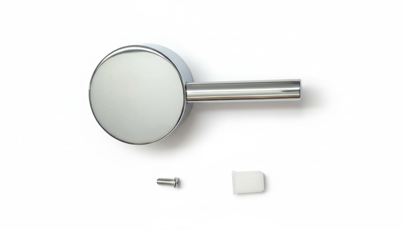 Florentine Diverter Handle for Jaquar 079 | Chrome Plated Zinc Alloy Diverter Knob Replacement | Compatible with Jaquar High Flow Concealed Diverter ALD‑CHR‑079N