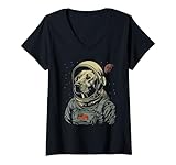 Photo Gallery donna labrador astronauta space suit divertente nero lab cane mamma papà maglietta con collo a v Photo Gallery donna labrador astronauta space suit divertente nero lab cane mamma papà maglietta con collo a v