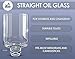 Ner Mitzvah Chanukah Menorah Oil Glass Cups - Glass Oil Insert Cups for Menorahs - #13 (9 Pack)