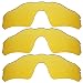 IMYTPFT 3 Compatible/Replacement for Lenses oakleys Radar EV Path Transparent Yellow Polarized