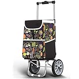 [Adatto a tutti i tipi di pavimentazione] Il nostro carrello della spesa può sollevare tutte le tue cose al piano di sotto o percorsi irregolari Cobblestones Ground Broadwalks Bratwalks Scale da giardino Scale Step può essere facilmente e usato senza problemi. Sarà un regalo molto piacevole per gli anziani con problemi secondari e donne incinte con i loro negozi settimanali.