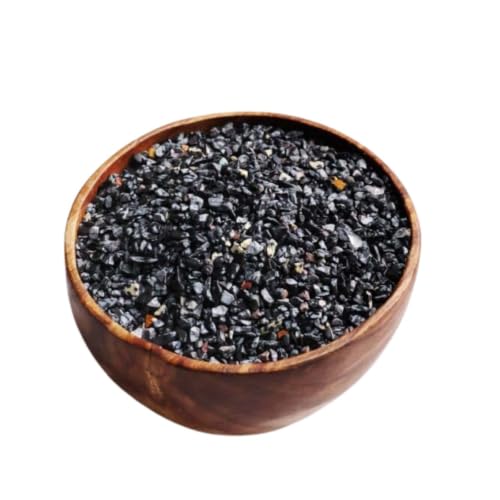 Image of Natural Snowflake Obsidian Crystal Chips Stone 50 Gm for Reiki, Meditation, Vastu & Feng Shui | Polished Gemstone Chips for Home Decor, Jewellery Making, Resin Art & Craft