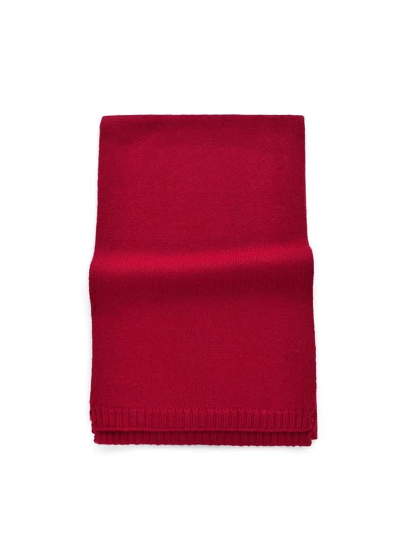 Dninmim Écharpe en cachemire rouge foncé pour hommes et femmes, écharpe chaude pour adultes, enfants, cadeau de Noël, Nouvel An