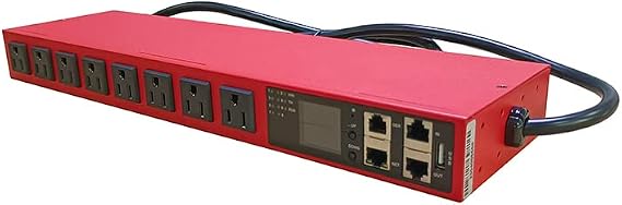 Smart PDU Cabinet Socket 8-Port 15 amps SSH telnet SNMP 485modbus- RTU Programming Development Network Remote Control Room Aging Rack Used (SNMP v1v2v3 telnet SSH Version)