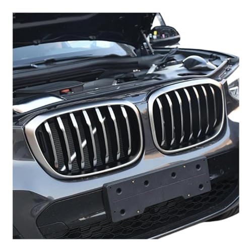 Calandre capot pour X4 G02 X3 G01 grilles avant gris mat ajustement précis 2 pces - 2