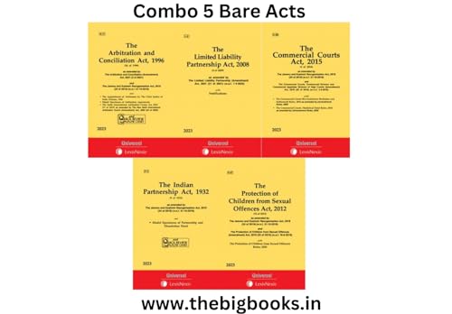 Combo 5 Bare Acts, Arbitration, Limited Liability Partnership, Co...