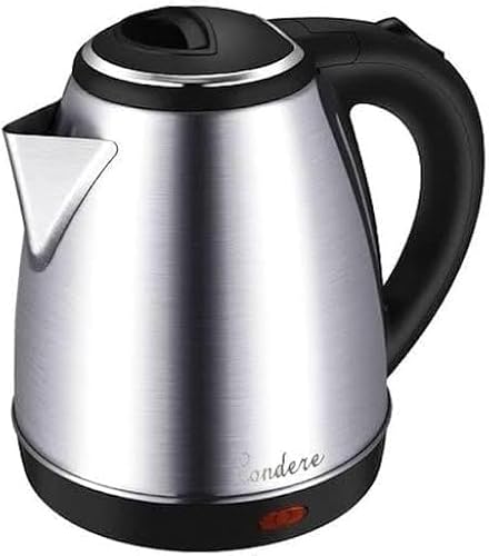 Condere Electric Kettle 2 Litre Stainless Steel Cordless with Auto Shut-Off Lx-2001