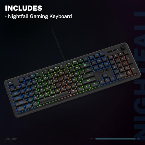 Teclado Gamer Nightfall Gaming Keyboard Con Cable USB-A miniatura 7