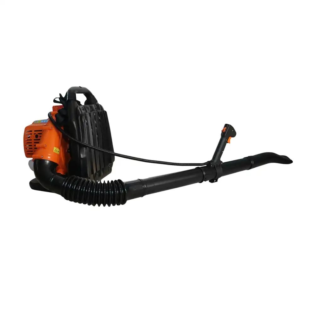 Soffiatore A Scoppio 43cc A Zaino Per Foglie E Detriti Motore 2 Tempi 1,25kW Portata Aria 720 m³/h Serbatoio 1,2L Leggero Per Giardino Parchi Viali E Aree Esterne
