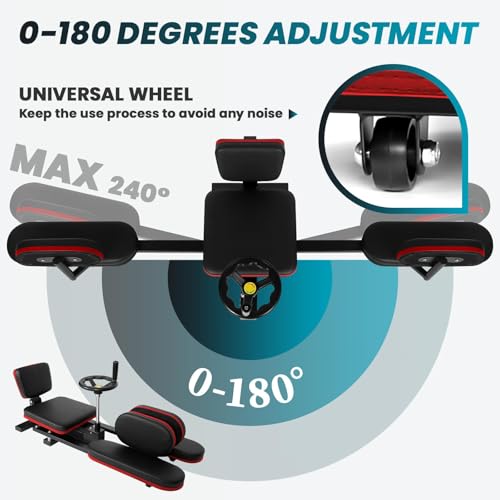 Máquina para estirar piernas de acero, 400 libras miniatura 7