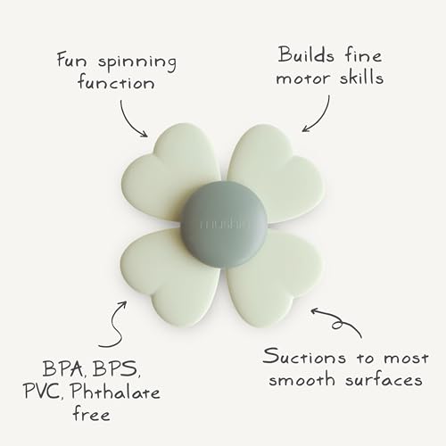 Image of mushie Lucky Suction Spinner Toy | Toddler Sensory Toys for Bath & Play