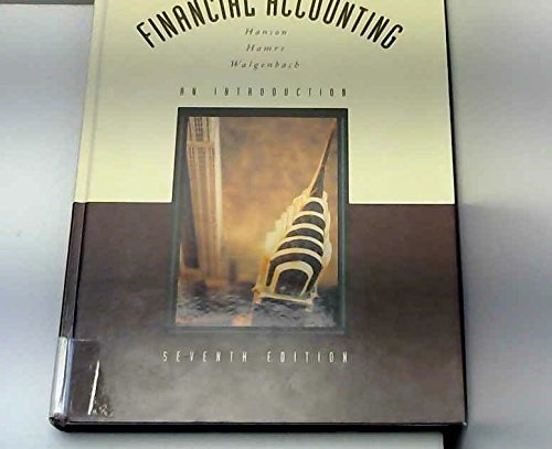 Financial Accounting: An Introduction