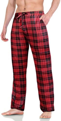 Flanellen pyjamabroek voor heren, sport thema zachte