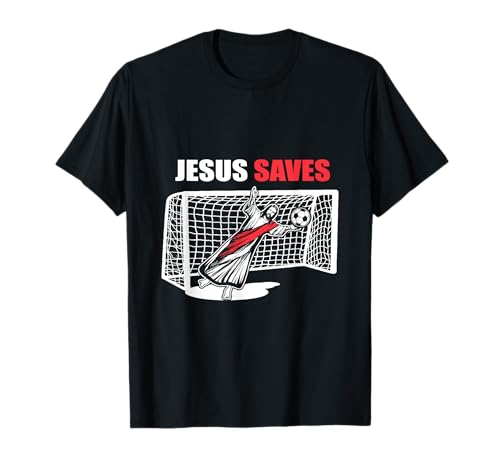 Jesús Saves Atleta y persona religiosa Camiseta