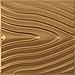 Ekena Millwork 19 5/8"W x 19 5/8"H Kahuna EnduraWall Decorative 3D Wall Panel, Gold (12-Pack for 32.04 Sq. Ft.