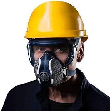 GVS Filter Technology SPR406 Elipse Integra P3 Dust Half Mask Respirator with Replaceable and Reusable Filter, Blue, M/L