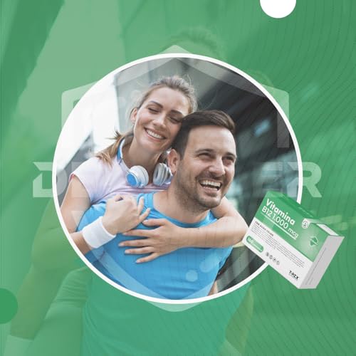 Vitamina B12 1000 mcg y Ácido Fólico 400 mcg 160 microcomprimidos de Alta Dosis - Cianocobalamina y Folato Vegano para la Fatiga Física y Mental - 5 Meses de Suministro