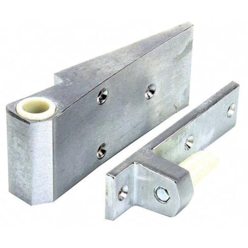 Kason 1256 Pacesetter Hinge, Textured Panel, Brushed Chrome, 11256000004