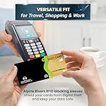 RFID Blocking Credit Card Sleeves 18-Piece Set – 14 Color-Coded Card Protectors with 4 Passport Holders – Slim Water-Resistant Anti-Theft Protection for Travel - Image 2