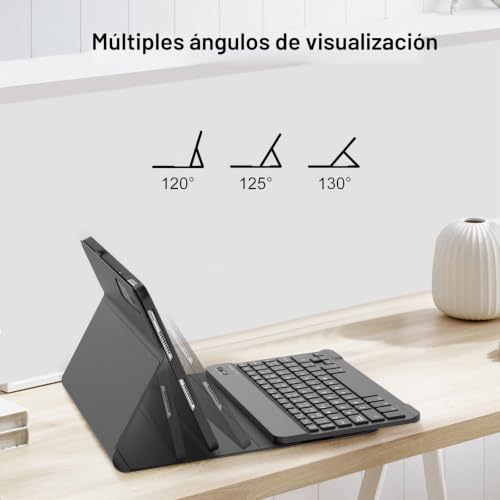 Funda teclado Lenovo Tab M11 para escribir sin cables con Bluetooth ñ 4