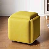 Utilité flexible : une fois assemblé, il sert de siège polyvalent ; démonté, il peut fonctionner comme chaises de salle à manger, tabourets de maquillage, tabourets à changer, tables de chevet, ou sièges supplémentaires en bout de banc.